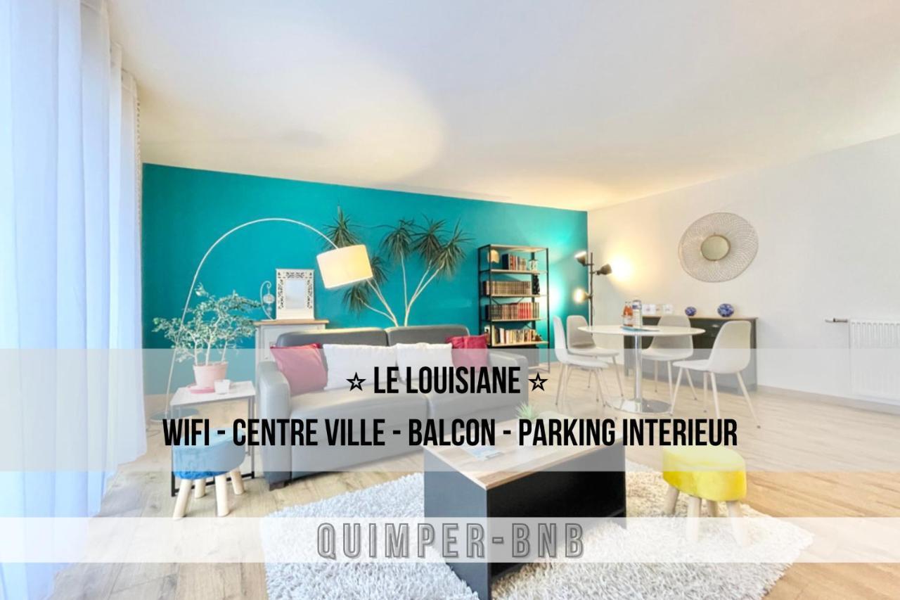 La Louisiane - Confort - Wifi - Parking Prive - Terrasse - Centre Ville Кимпер Екстериор снимка